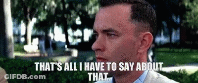 Man's Face With That's All I Have To Say GIF