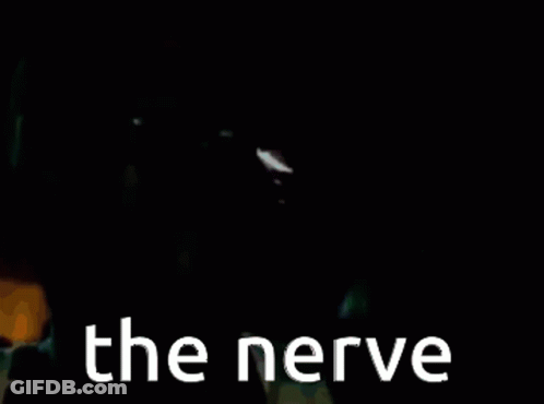 Man's Face With The Nerve GIF