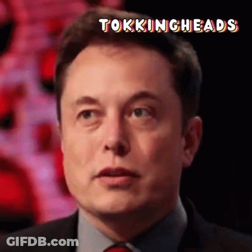 Man's Face With Tokingheads GIF