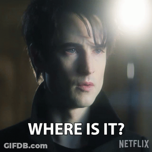Man's Face With Where Is It GIF