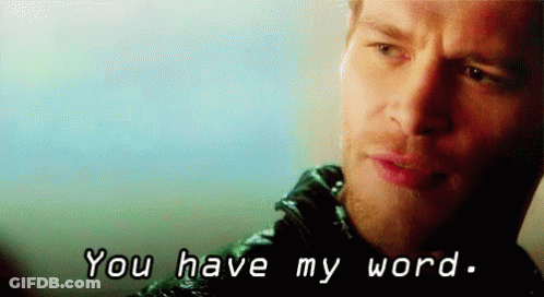 Man's Face With You Have My Word GIF