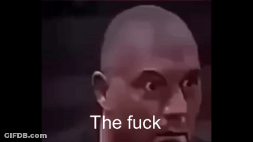 Man's Face With You Staring At GIF