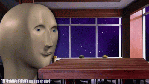 Man's Head In Front Of Timotainment Table GIF