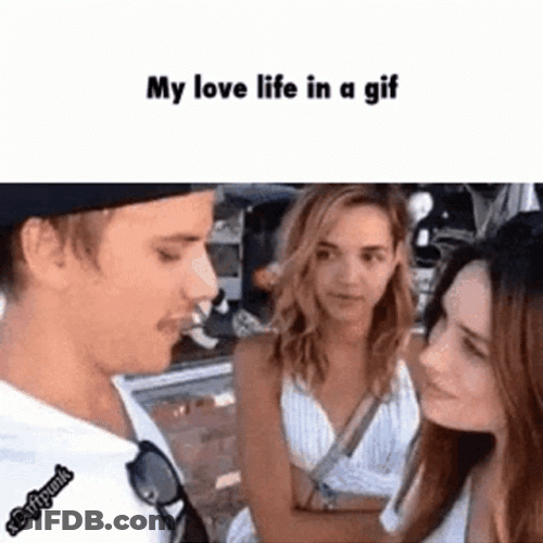 Man's Kiss Bad Aim GIF
