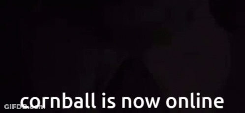 Man's Neck Saying Cornball Is Now Online GIF