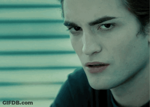 Man's Serious Close-Up GIF
