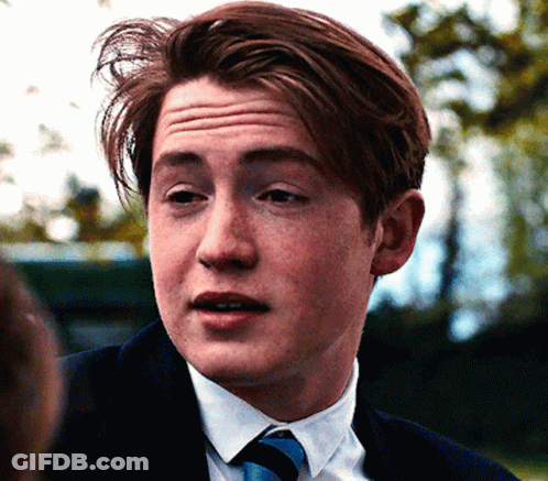 Man's Serious Close-Up GIF