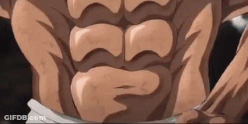 Man's Stomach With Bandage GIF