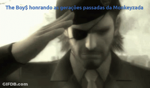 Man Saluting With The Boys Honrando GIF
