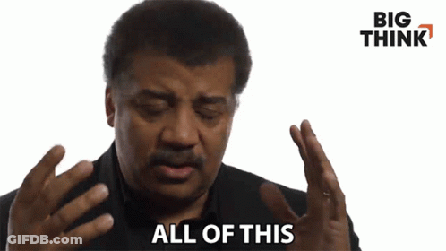 Man Saying All This With Hands In Air GIF