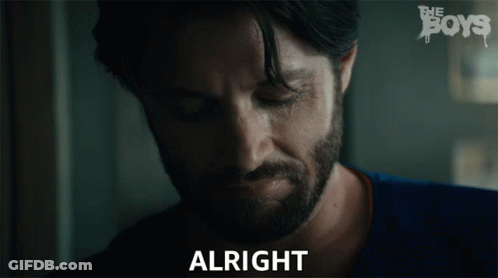 Man Saying Alright GIF