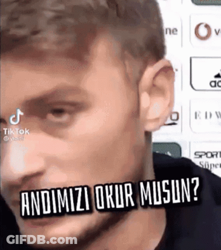 Man Saying Andimizi Okur Musun GIF