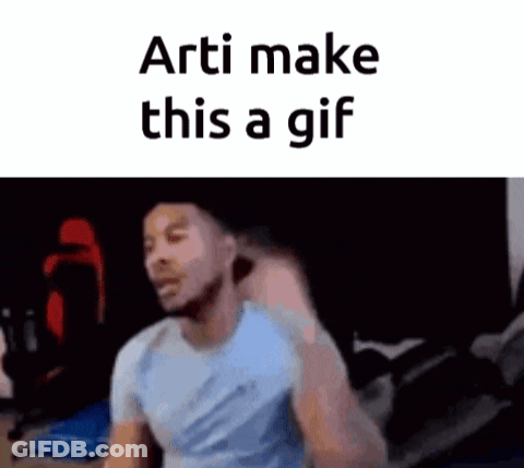Man Saying Arti Make This A GIF