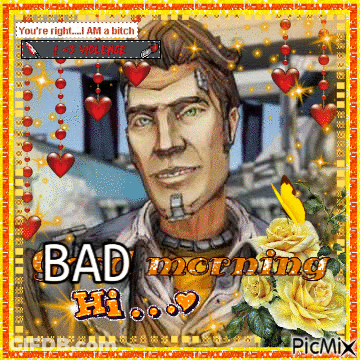 Man Saying Bad Morning Hi GIF
