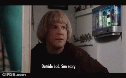 Man Saying Bad Sun Scary In Movie GIF