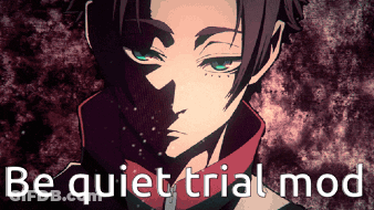 Man Saying Be Quiet Trial Mod GIF