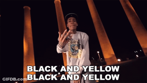 Man Saying Black And Yellow Black And Yellow GIF