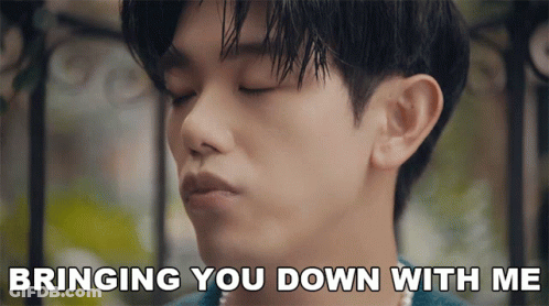 Man Saying Bringing You Down With Me GIF