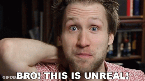 Man Saying Bro This Is Unreal GIF