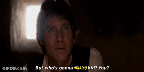 Man Saying But Who's Gonna Make A Kid You GIF