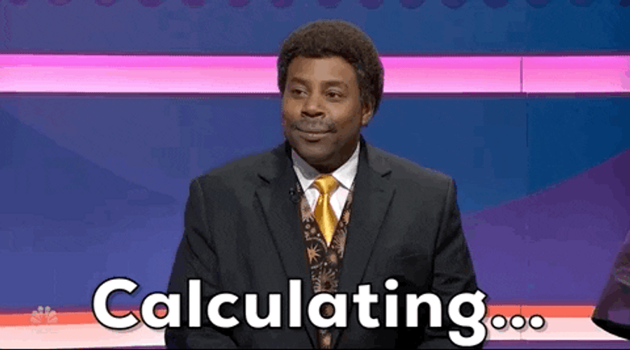 Man Saying Calculating GIF