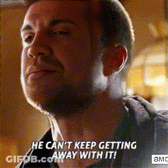 Man Saying Can't Keep Getting Away With It GIF