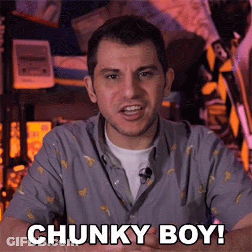 Man Saying Chunky Boy GIF