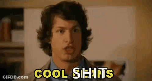 Man Saying Cool Shits GIF