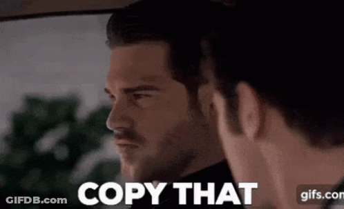Man Saying Copy That In Car GIF