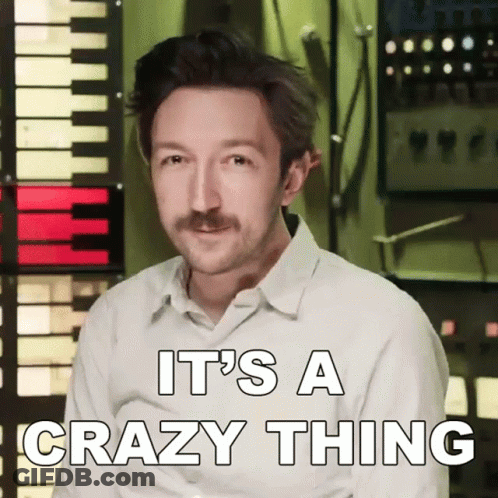 Man Saying Crazy Thing At Piano GIF