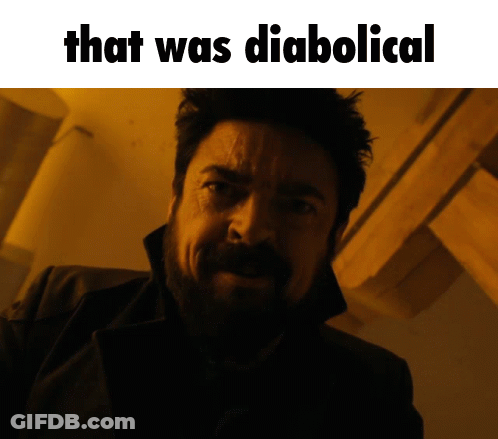 Man Saying Diabolical GIF