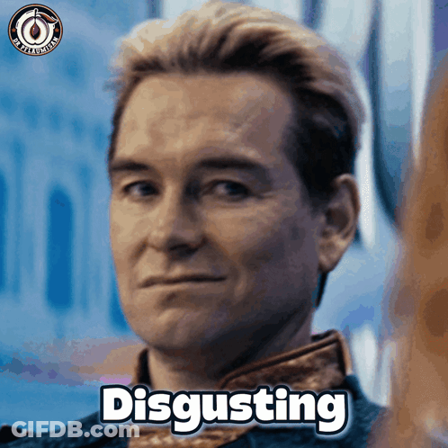 Man Saying Disgusting GIF