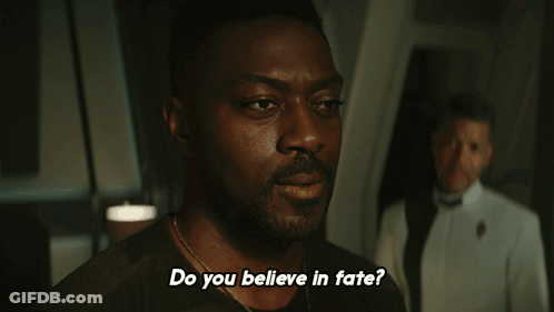 Man Saying Do You Believe In Fate GIF