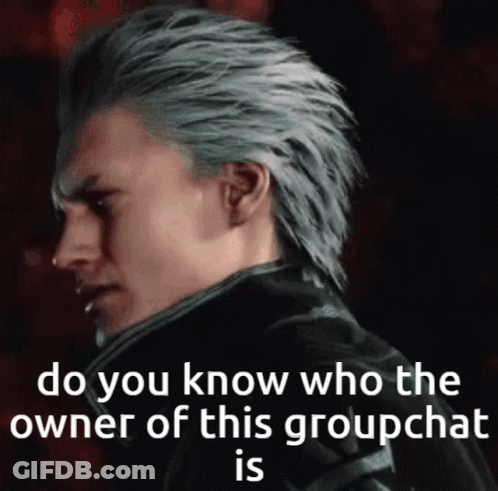 Man Saying Do You Know Who The Owner Of This Groupchat Is GIF