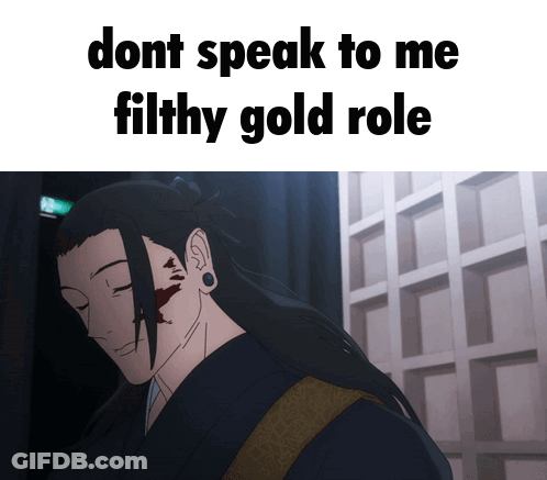 Man Saying Dont Speak To Me Filthy Gold Role GIF