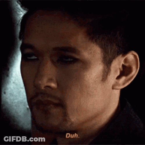 Man Saying Duh GIF