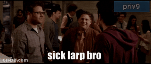 Man Saying Everybody Knows That In Crowded Room GIF
