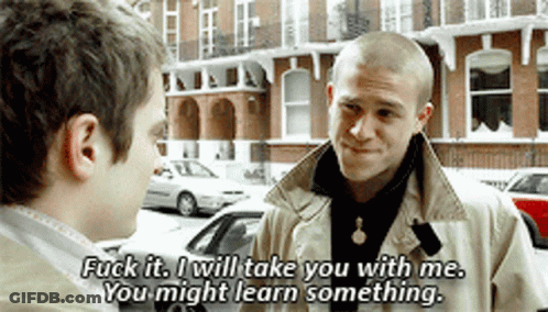Man Saying Fuck It I Will Take You With Me GIF