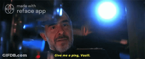 Man Saying Give Me A Ping Vasili Reface App Logo GIF