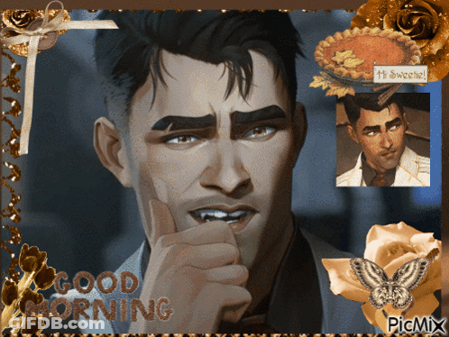 Man Saying Good Morning GIF