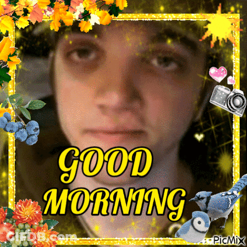 Man Saying Good Morning GIF