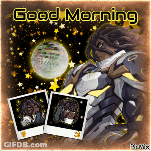 Man Saying Good Morning GIF