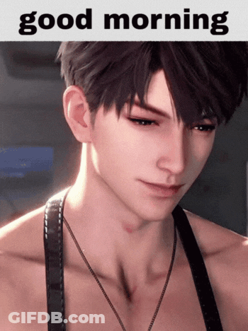 Man Saying Good Morning GIF