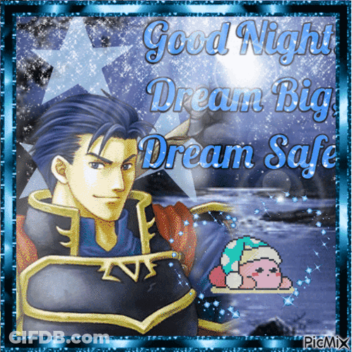 Man Saying Good Night Dream Big Dream Safe GIF