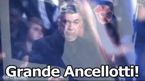 Man Saying Grande Ancellotti GIF