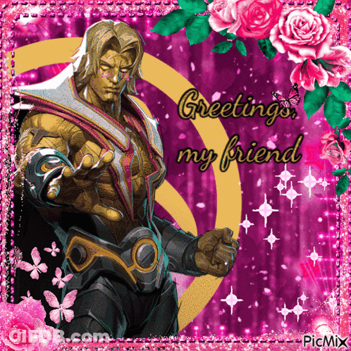 Man Saying Greetings My Friend GIF