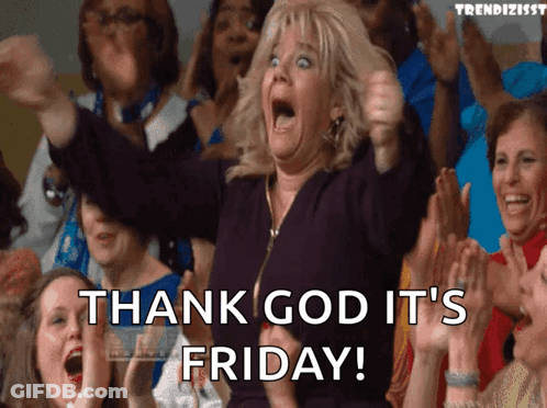 Man Saying Happy Friday GIF