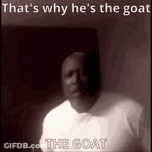 Man Saying He's The Goat GIF