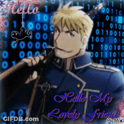 Man Saying Hello My Lovely Friend GIF
