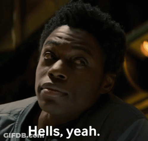 Man Saying Hells Yeah Close Up GIF